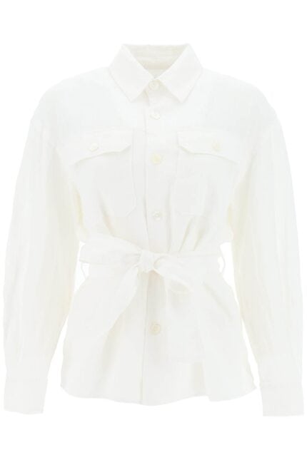 Polo Ralph Lauren Belted Linen Shirt