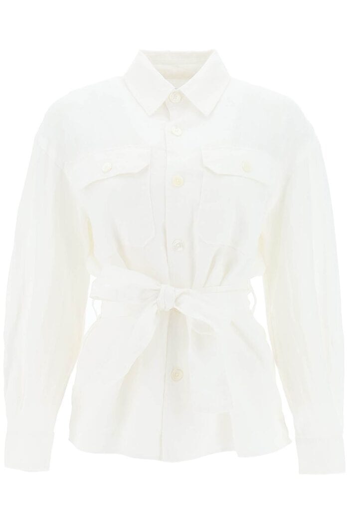 Polo Ralph Lauren Belted Linen Shirt