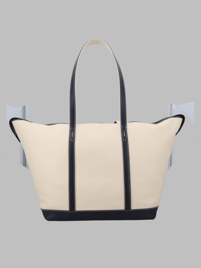 Polo Ralph Lauren BORSA TOTE LARGE IN TELA E PELLE
