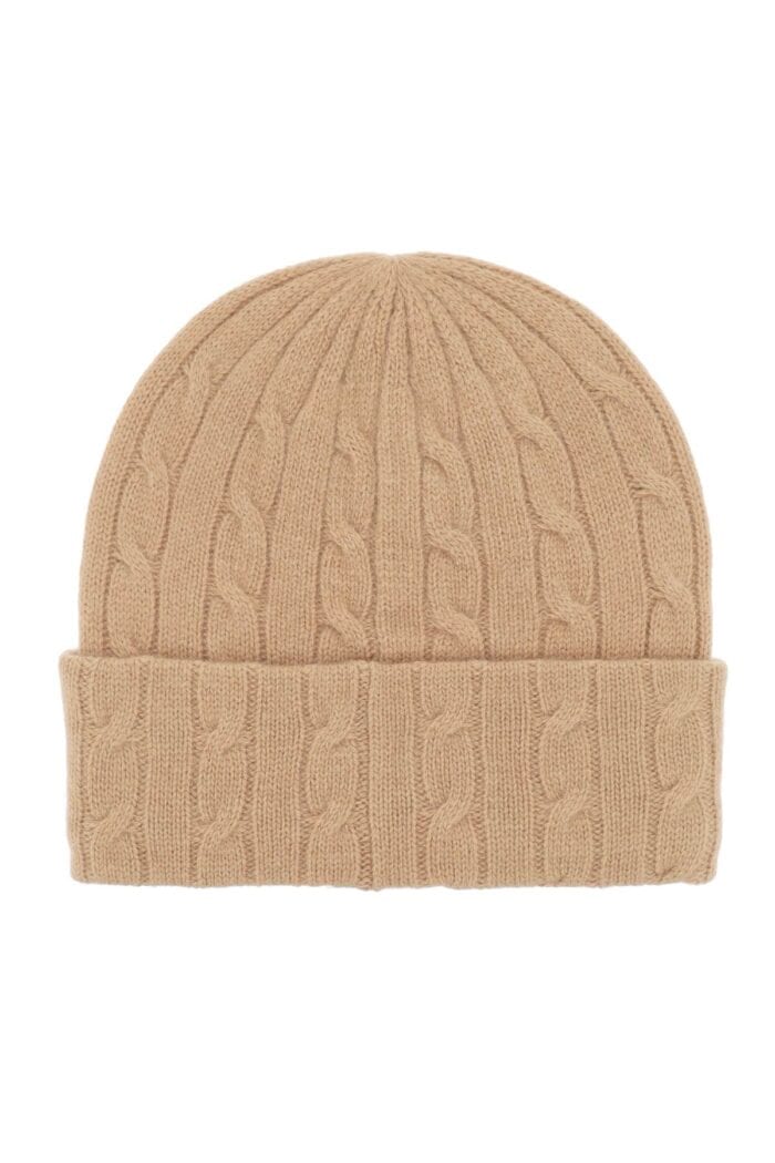 Polo Ralph Lauren Cable-knit Cashmere And Wool Beanie Hat