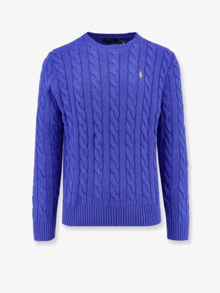 Polo Ralph Lauren Cable Knit Sweater With Iconic Embroidery