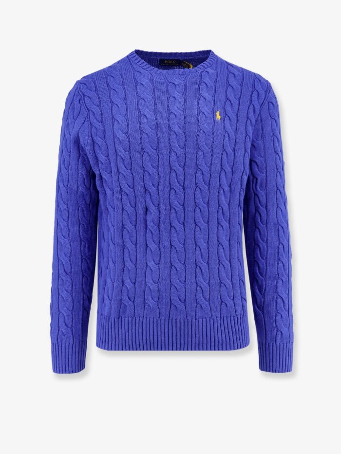 Polo Ralph Lauren Cable Knit Sweater With Iconic Embroidery