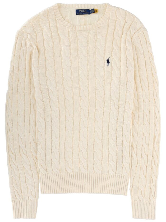 polo ralph lauren cable knit with logo Polo Ralph Lauren CABLE KNIT WITH LOGO
