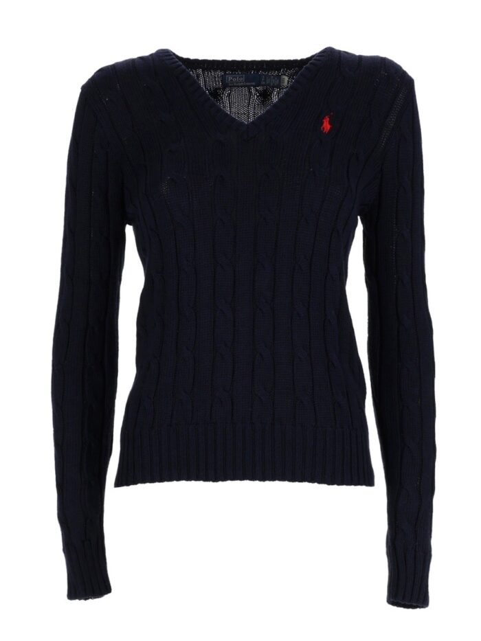 polo ralph lauren cable knit with logo Polo Ralph Lauren CABLE KNIT WITH LOGO
