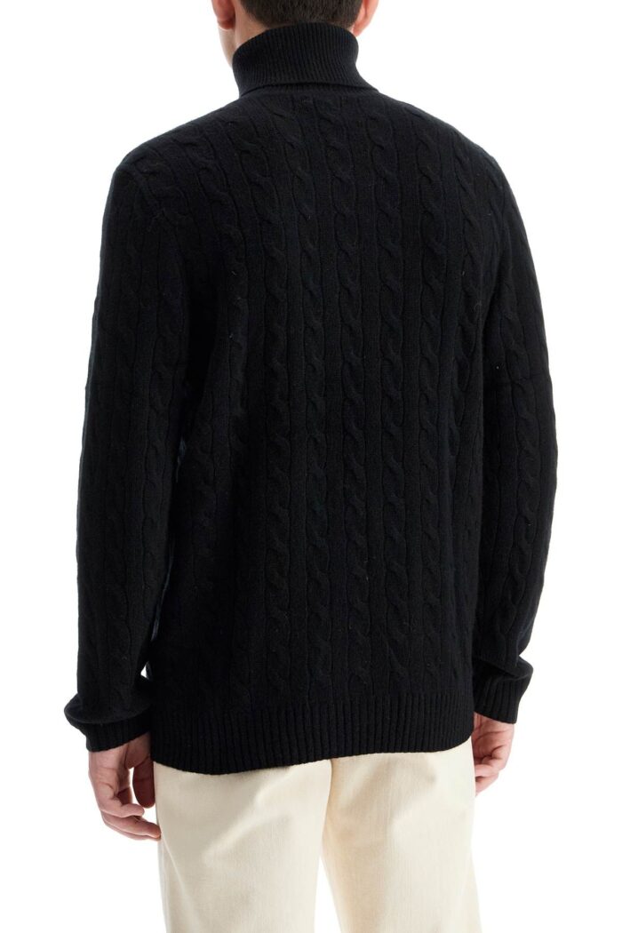 POLO RALPH LAUREN Cable-knit Wool And Cashmere Turt