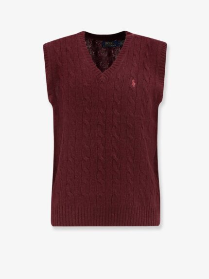 Polo Ralph Lauren Cable Knit Wool And Cashmere Vest