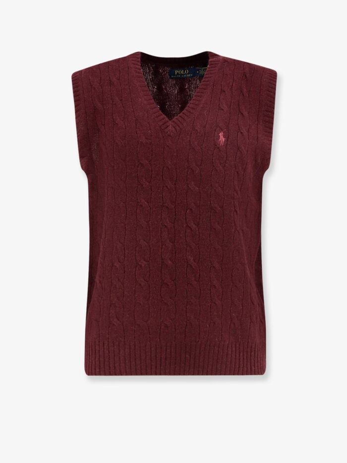 Polo Ralph Lauren Cable Knit Wool And Cashmere Vest