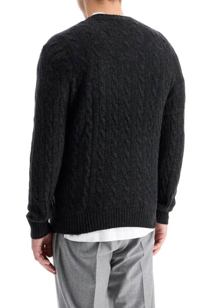 POLO RALPH LAUREN Cable Knit Wool-cashmere Sweater