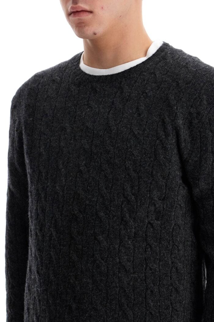 POLO RALPH LAUREN Cable Knit Wool-cashmere Sweater