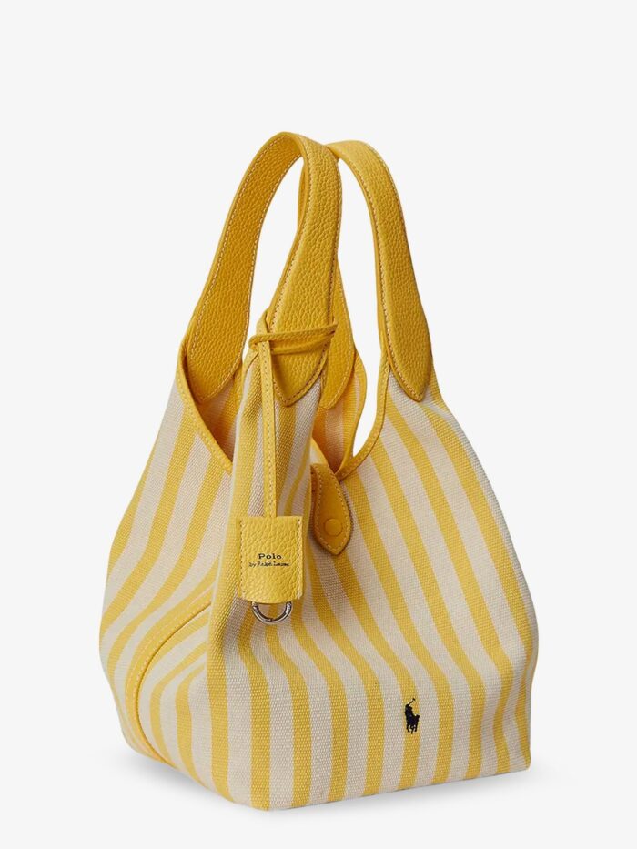 Polo Ralph Lauren Canvas Handbag With Striped Pattern