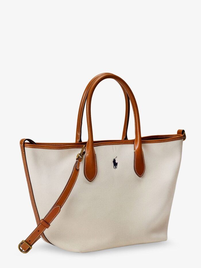 Polo Ralph Lauren Canvas Shopping Bag With Embroidered Logo