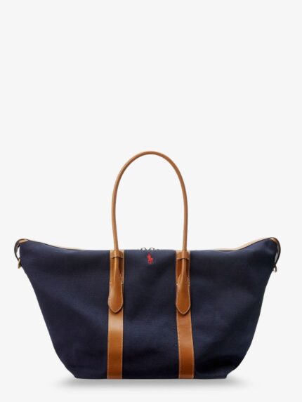 Polo Ralph Lauren Canvas Shoulder Bag With Embroidered Logo