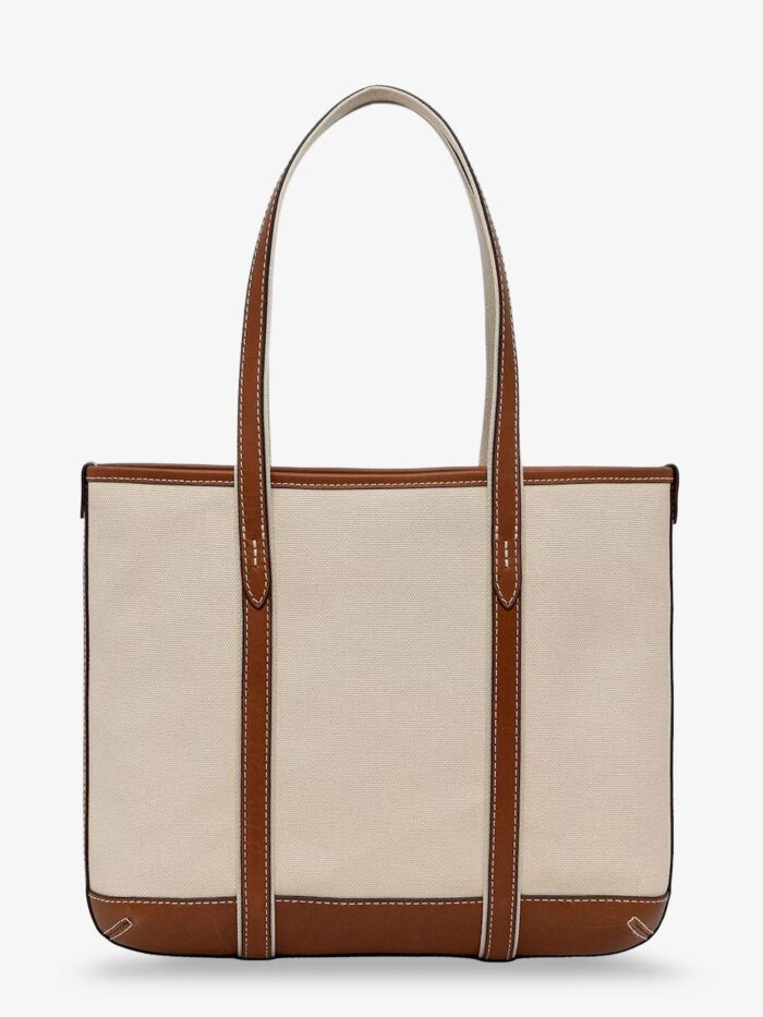 Polo Ralph Lauren Canvas Shoulder Bag With Embroidered Logo On The Front