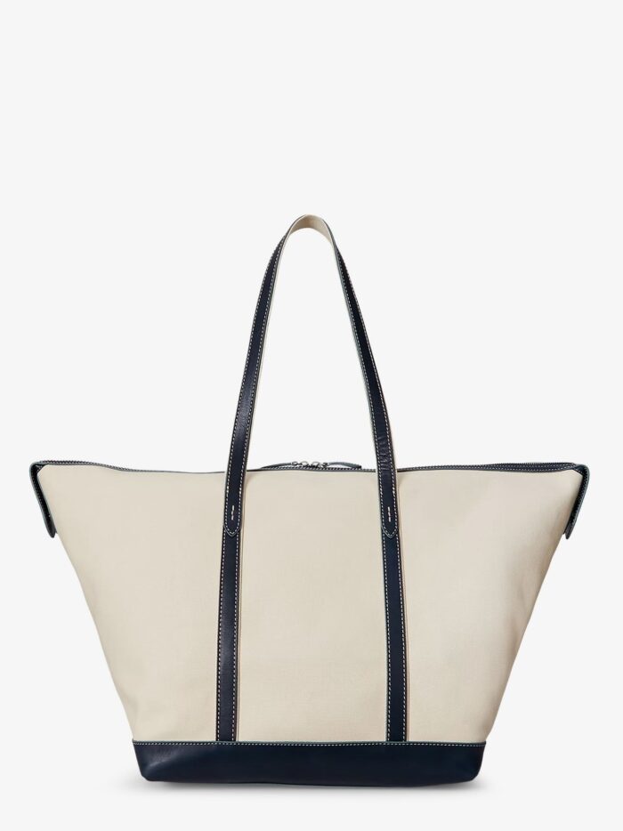 Polo Ralph Lauren Canvas Travel Bag With Leather Profiles