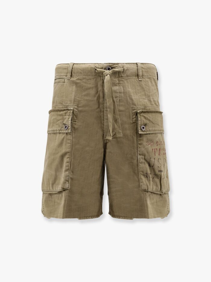 Polo Ralph Lauren Cargo Cotton Bermuda Shorts With Print