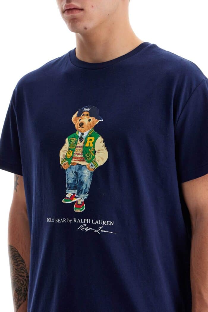 POLO RALPH LAUREN Classic Fit T-shirt With Polo Bear Print