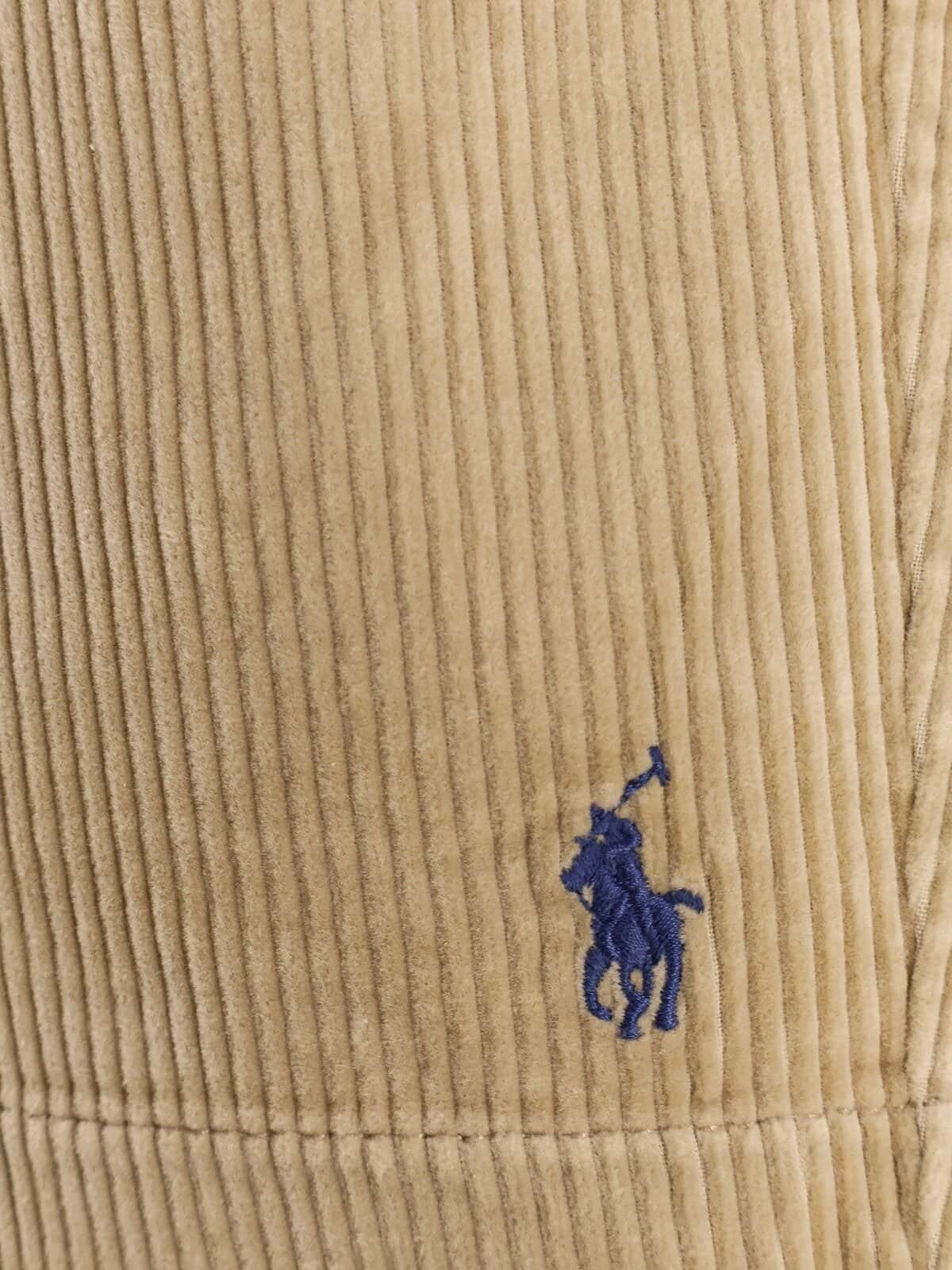 Polo Ralph Lauren Corduroy Bermuda Shorts With Logo Embroidery