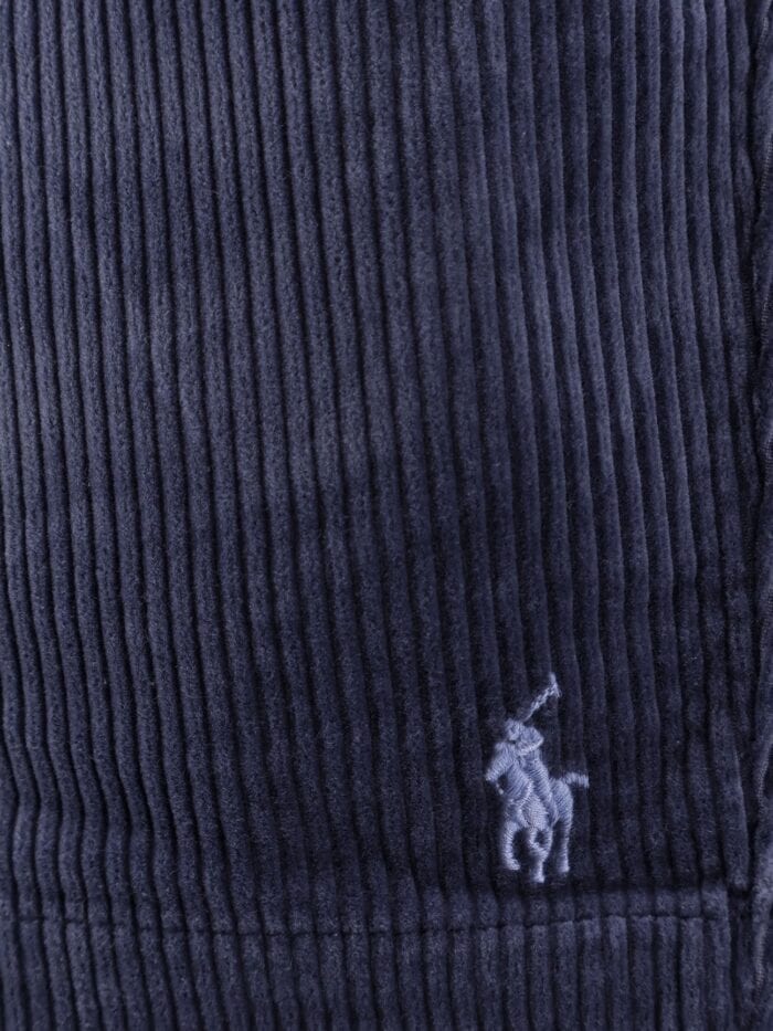 polo ralph lauren corduroy bermuda shorts with logo embroidery Polo Ralph Lauren Corduroy Bermuda Shorts With Logo Embroidery