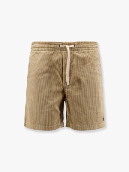 Polo Ralph Lauren Corduroy Bermuda Shorts With Logo Embroidery