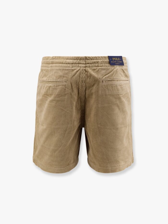 polo ralph lauren corduroy bermuda shorts with logo embroidery Polo Ralph Lauren Corduroy Bermuda Shorts With Logo Embroidery