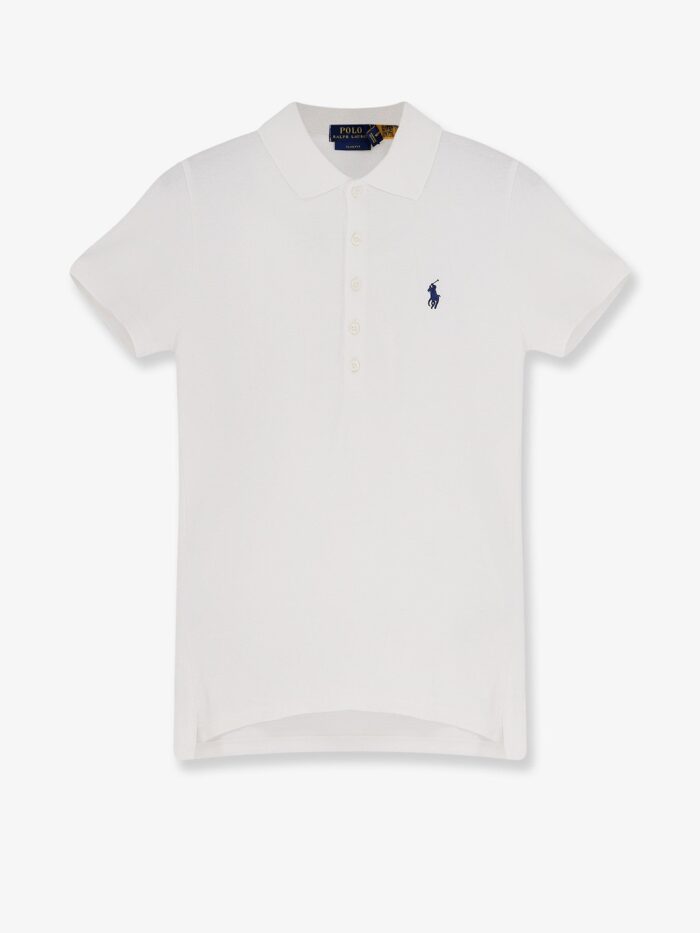 polo ralph lauren cotton blend polo shirt with embroidered logo Polo Ralph Lauren Cotton Blend Polo Shirt With Embroidered Logo