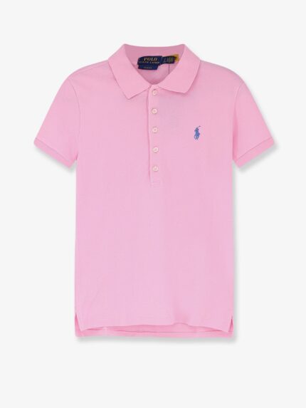Polo Ralph Lauren Cotton Blend Polo With Embroidered Logo
