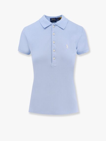 Polo Ralph Lauren Cotton Blend Polo With Embroidered Logo