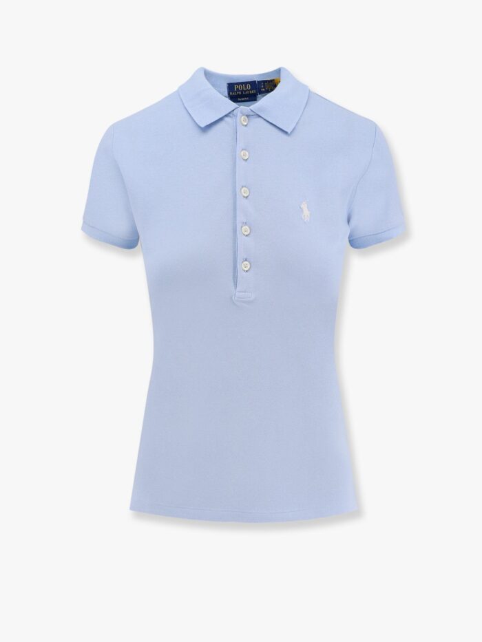 Polo Ralph Lauren Cotton Blend Polo With Embroidered Logo