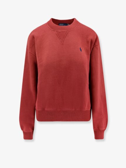 Polo Ralph Lauren Cotton Blend Sweater With Embroidered Logo On The Front