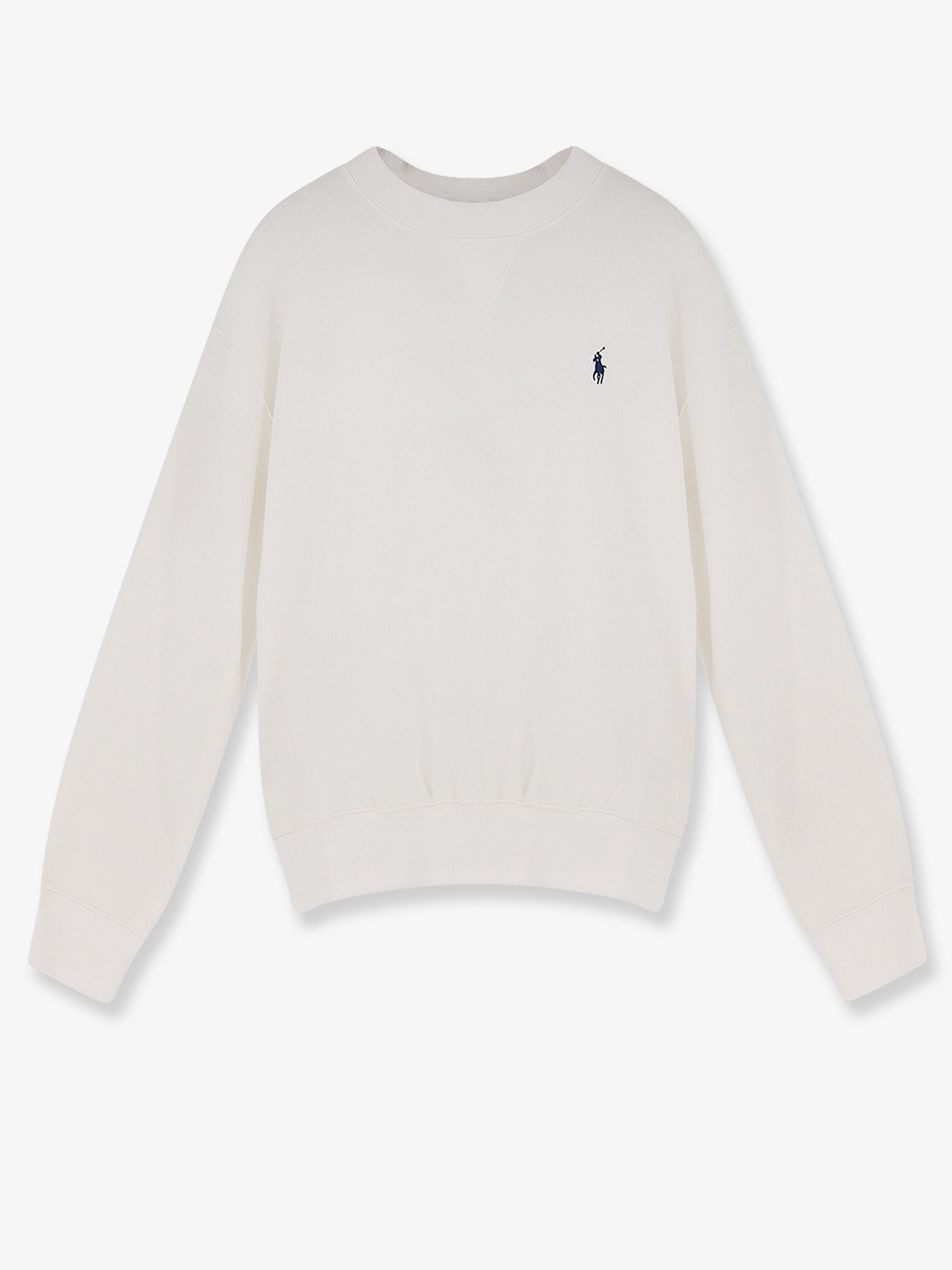 Polo Ralph Lauren Cotton Blend Sweater With Embroidered Logo On The Front