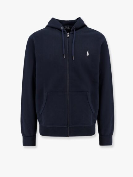 Polo Ralph Lauren Cotton Blend Sweatshirt With Embroidered Logo On The Front