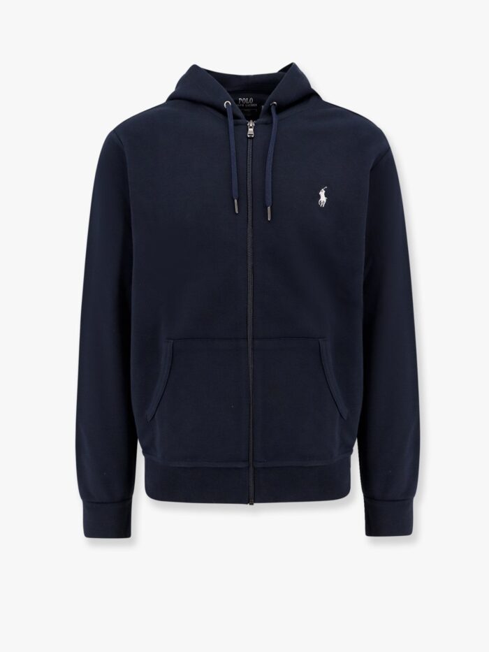 Polo Ralph Lauren Cotton Blend Sweatshirt With Embroidered Logo On The Front