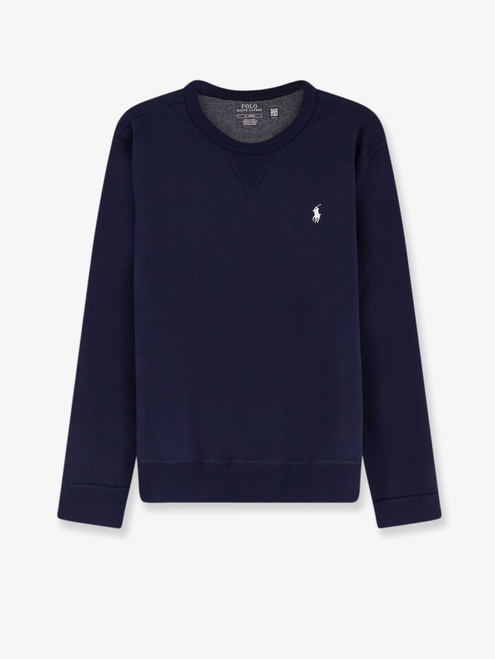 Polo Ralph Lauren Cotton Blend Sweatshirt With Front Embroidered Logo