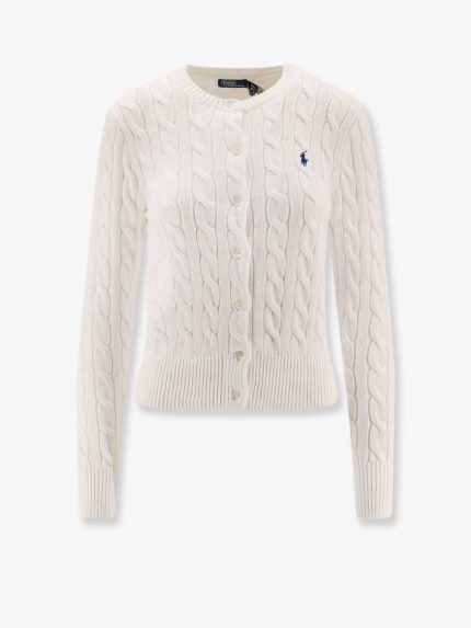 Polo Ralph Lauren Cotton Cardigan With Contrasting Logo