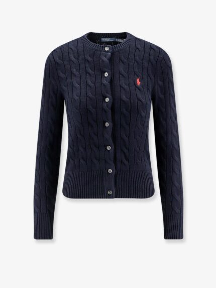Polo Ralph Lauren Cotton Cardigan With Contrasting Logo