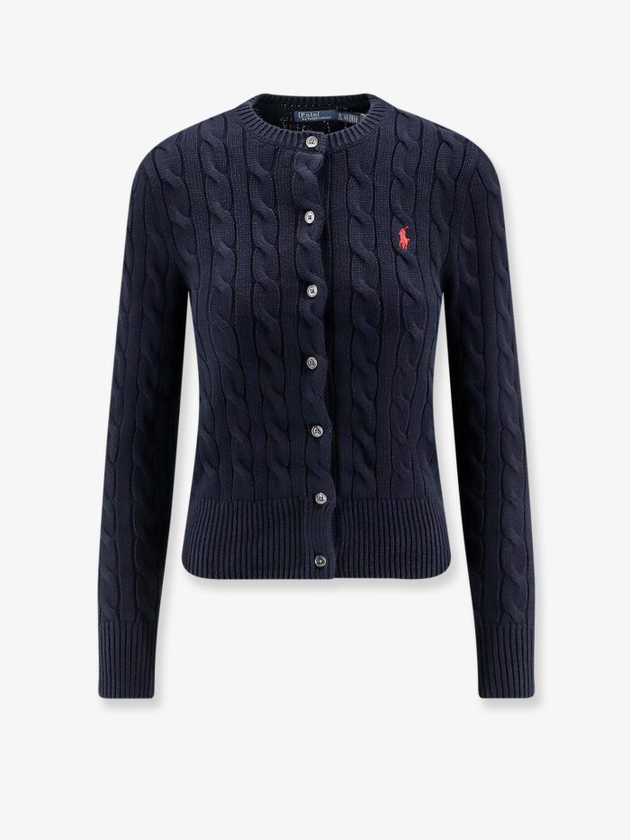 Polo Ralph Lauren Cotton Cardigan With Contrasting Logo