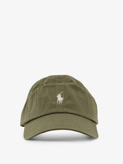 Polo Ralph Lauren Cotton Hat With Embroidered Logo On The Front