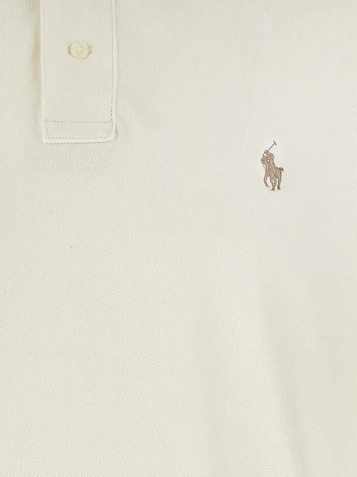 Polo Ralph Lauren Cotton Polo Shirt With Embroidered Logo On The Front