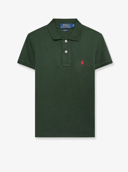 Polo Ralph Lauren Cotton Polo Shirt With Embroidered Logo On The Front