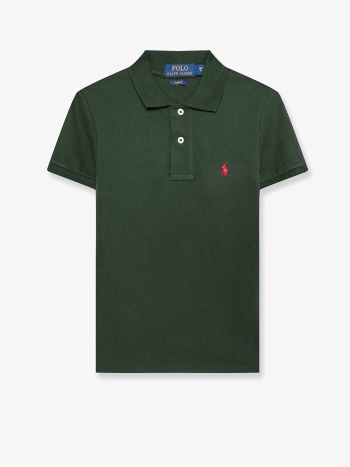Polo Ralph Lauren Cotton Polo Shirt With Embroidered Logo On The Front