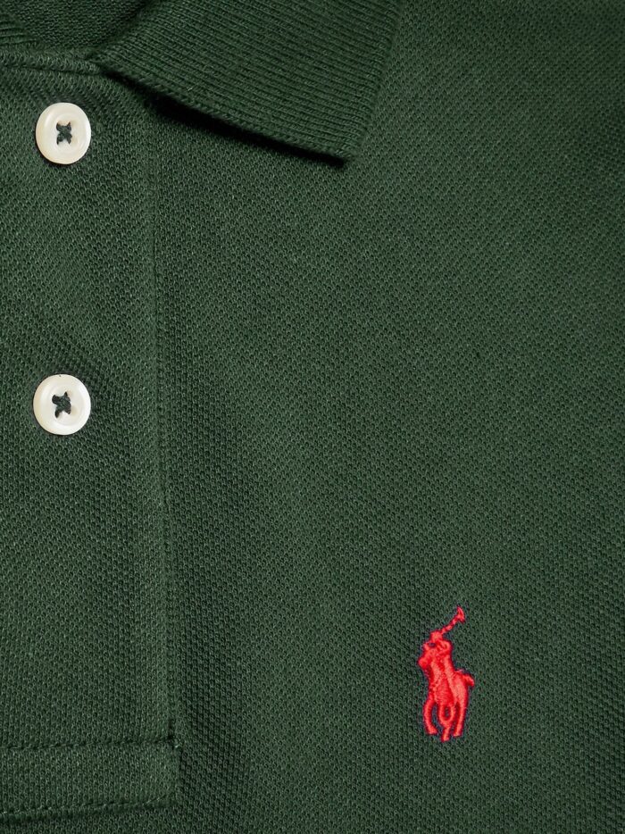 Polo Ralph Lauren Cotton Polo Shirt With Embroidered Logo On The Front