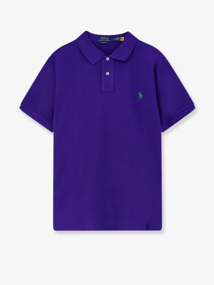 Polo Ralph Lauren Cotton Polo Shirt With Frontal Embroidered Logo