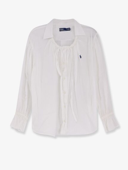 Polo Ralph Lauren Cotton Shirt With Drawstring Detail