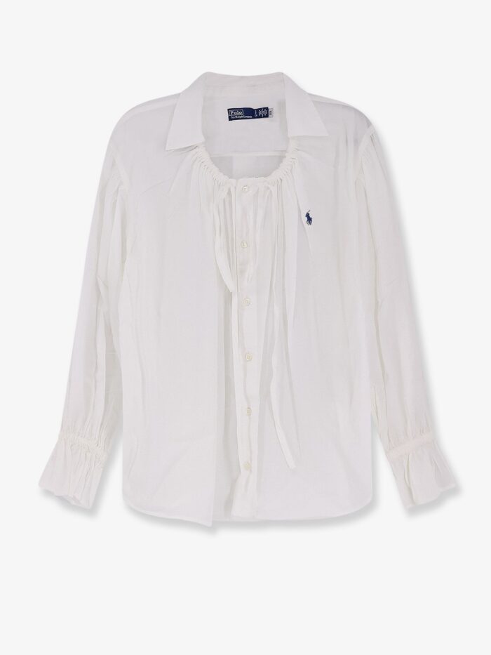 Polo Ralph Lauren Cotton Shirt With Drawstring Detail