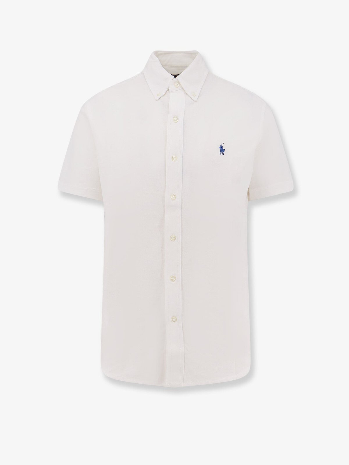 Polo Ralph Lauren Cotton Shirt With Embroidered Logo On The Front