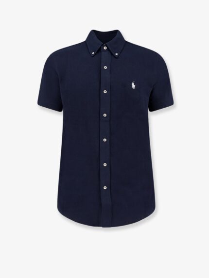 Polo Ralph Lauren Cotton Shirt With Front Embroidered Logo