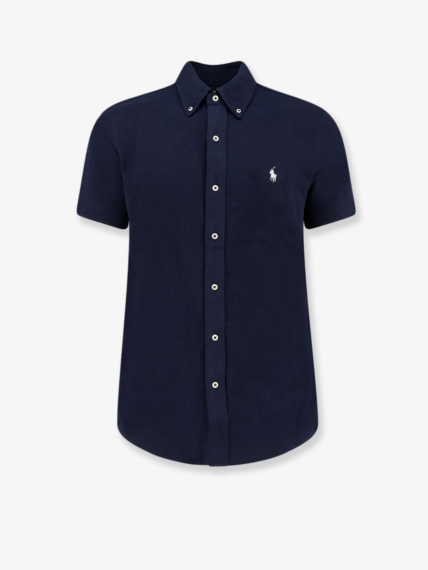 Polo Ralph Lauren Cotton Shirt With Front Embroidered Logo