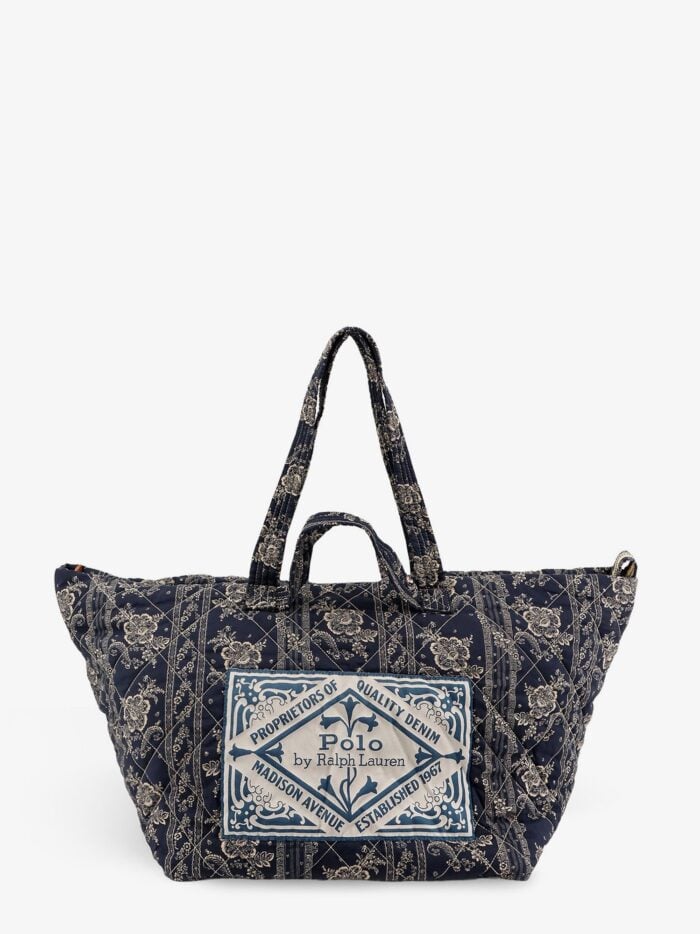 Polo Ralph Lauren Cotton Shoulder Bag With Floral Print