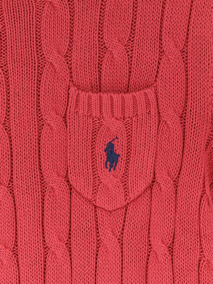 Polo Ralph Lauren Cotton Sweater With Contrasting Embroidered Logo