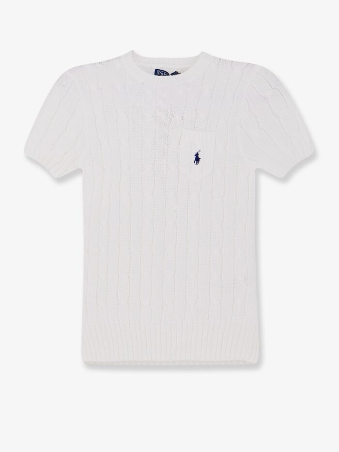 Polo Ralph Lauren Cotton Sweater With Contrasting Embroidered Logo